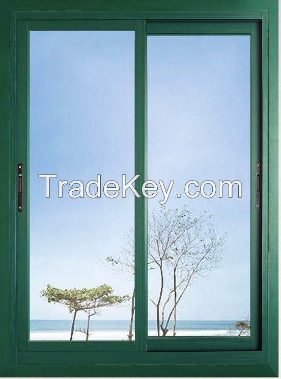 Aluminum sliding window