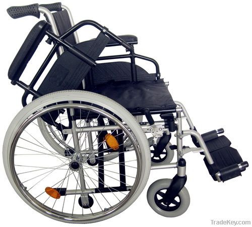 Adjustable armrest wheelchair