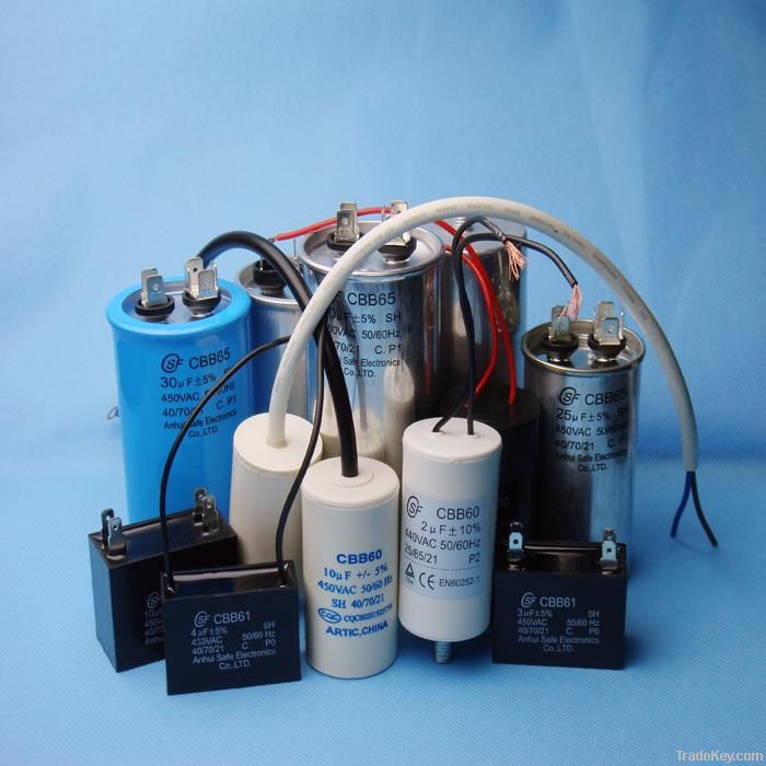 Motor running capacitor