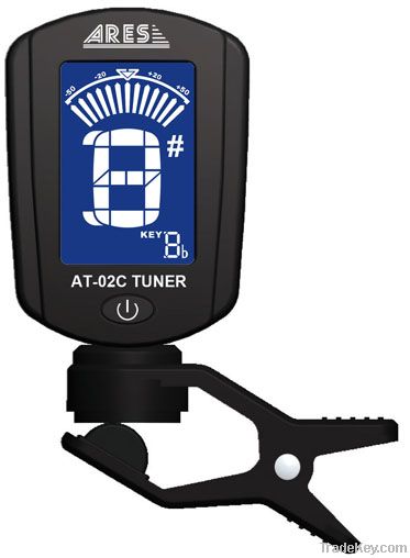 Clip Chromatic Tuner, with C, Eb, F, Bb tuning keys