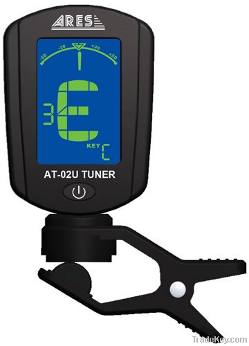 Clip Ukulele Tuner, with C, D tuning keys