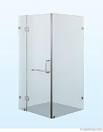 Australian frameless 10mm square shower screen