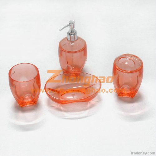 Plastic Bathroom Accessory Set ZH-8101