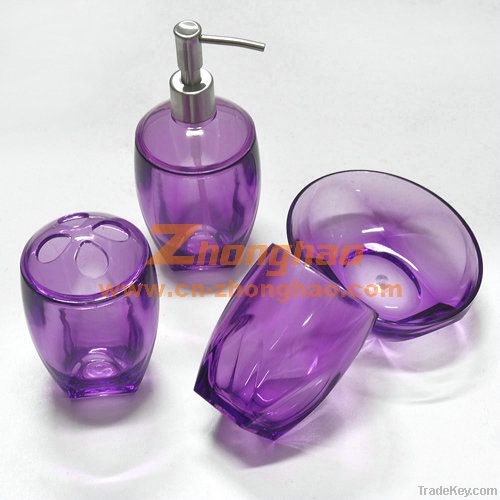 Plastic Bathroom Accessory Set ZH-8102