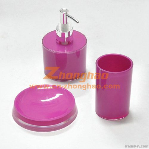 Plastic Bathroom Accessory Set ZH-8201