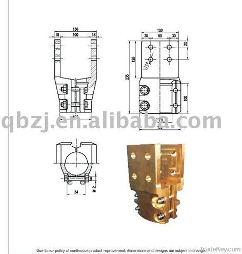 Double Brass Connection Flag 6300A Din43675