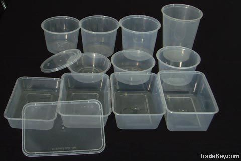 Plastic takeaway food container