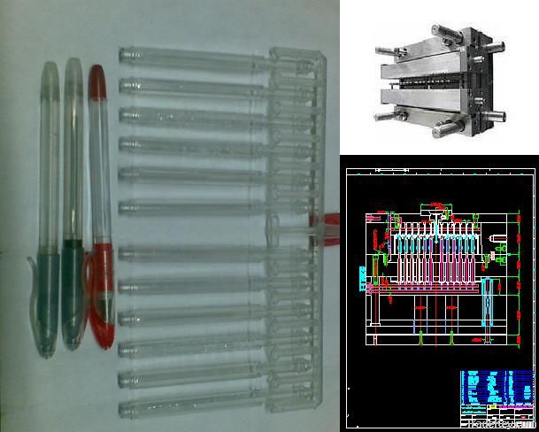 plastic ball pen mould