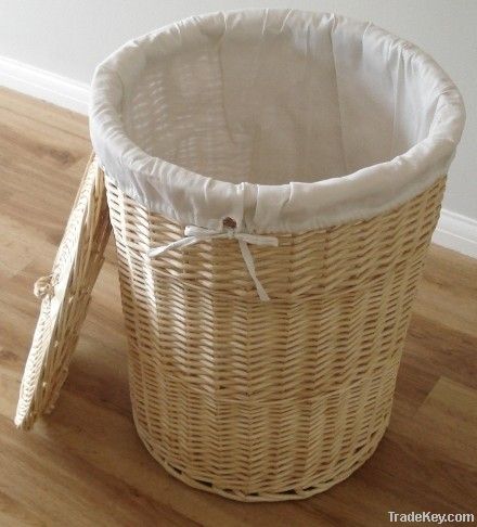 antique wicker laundry baskets