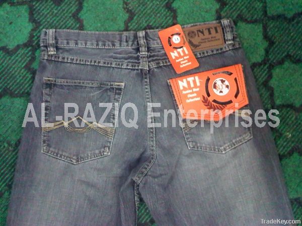 Used jeans denim