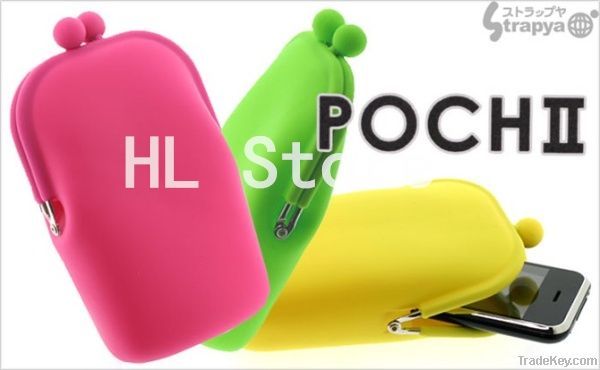 Free shipping + Mix order! silicone coin wallet, silicone coin purse