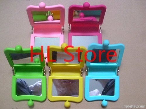 Free shipping + Mix order, 100% Silicone Mirror, Makeup Mirror