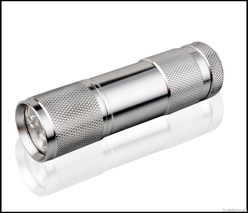 High brightness 9 led flashlight?CREE Q5 ledflashlight