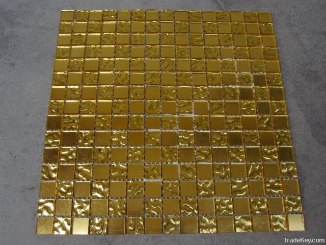 Aluminium Foil Glass Mosaic Tiles