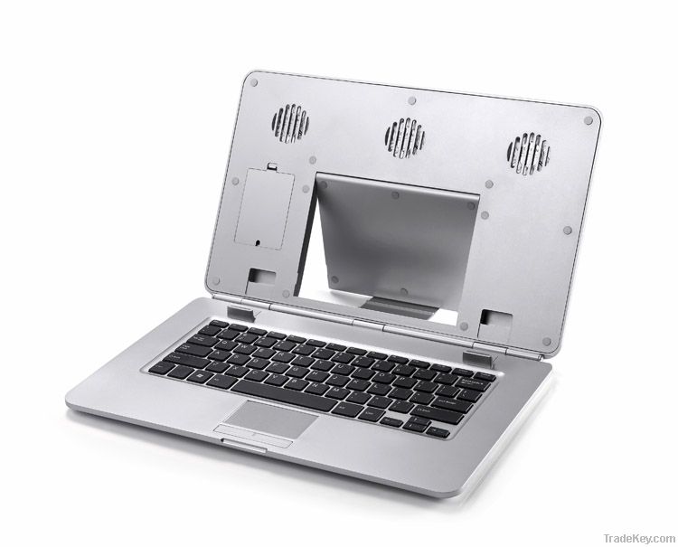 Ergonomic Laptop Cooler with Cooling Fan and Keyboard Mouse