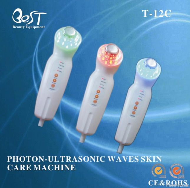 Photon ultrasonic skin care beauty machine