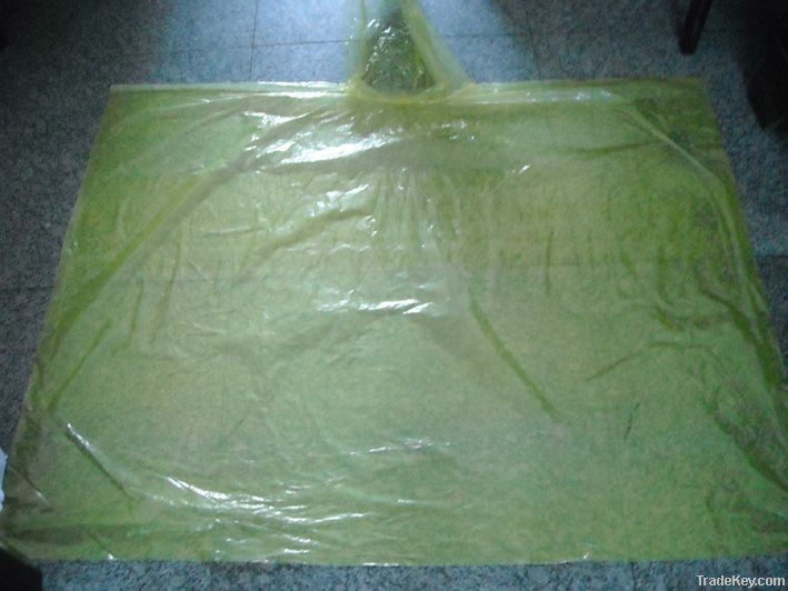 PE emergency poncho for adult