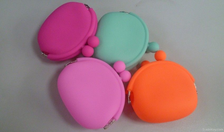 Fashion silicone coin purse/silicone wallet/coin bag