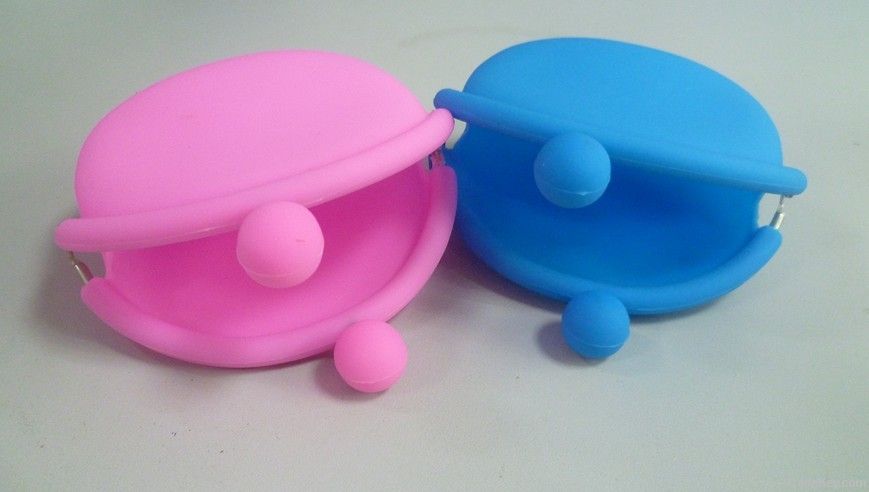 Cute silicone coin purse/money bag