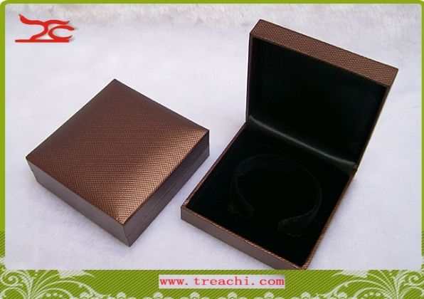 12 pieces Jewelry Boxes, bangle bracelet anklet box brown leatherette