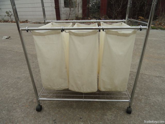 stainless steel tube   laundry cart