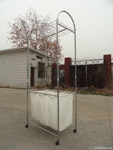 stainless steel tube   laundry cart