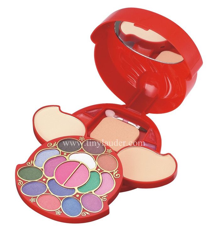 make up suit case&amp; makeup kit of eyeshadow, power&amp; cosmetic gift set