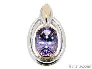 925 silver jewelry amethyst pendants