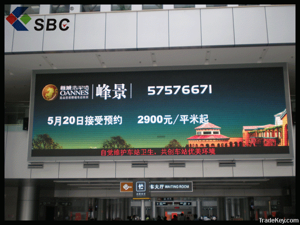 Hotel advertising display video led screen