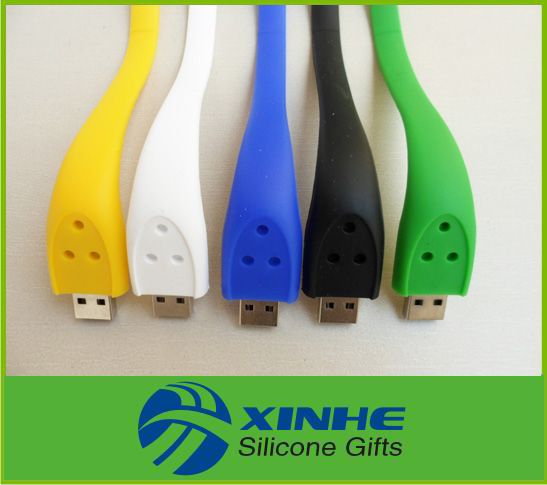 2015 Free Samples Silicone Bracelet USB Flash Memory