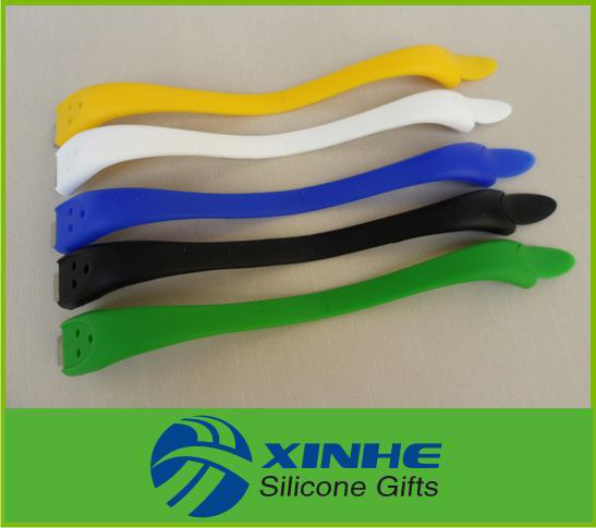 2015 Free Samples Silicone Bracelet USB Flash Memory