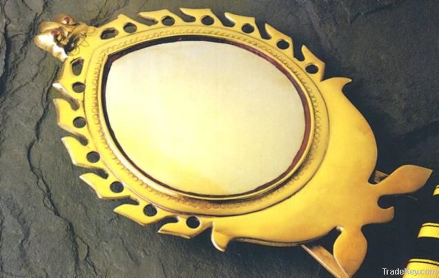 indian metal mirror