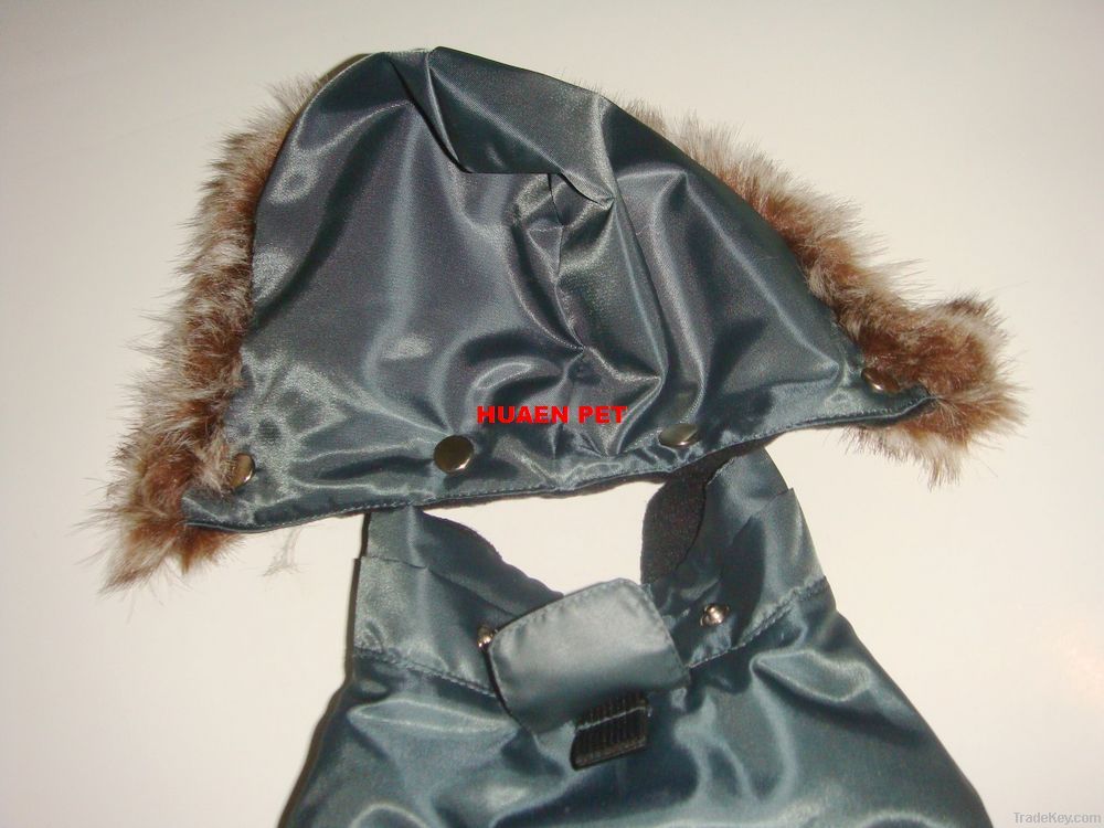 Pet/Dog winter outerwear raincoat Snowsuits