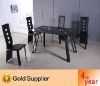 black dining room set