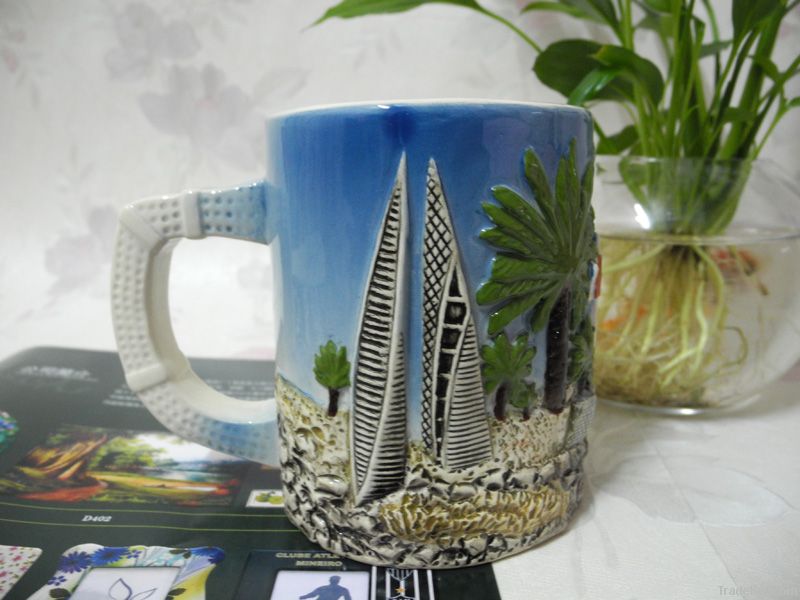 ceramic pencil case Tourist souvenirs mug Hotel decoration cup