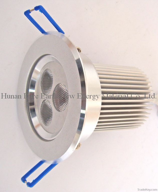 LED down light 2.5, 3pcs, optical lens