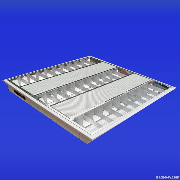 Recessed T5 grille lamp fixture