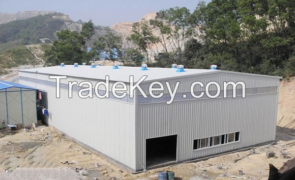 light steel structure workshop building