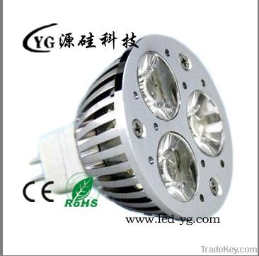 High Power MR16 3*1W LED Spotlight