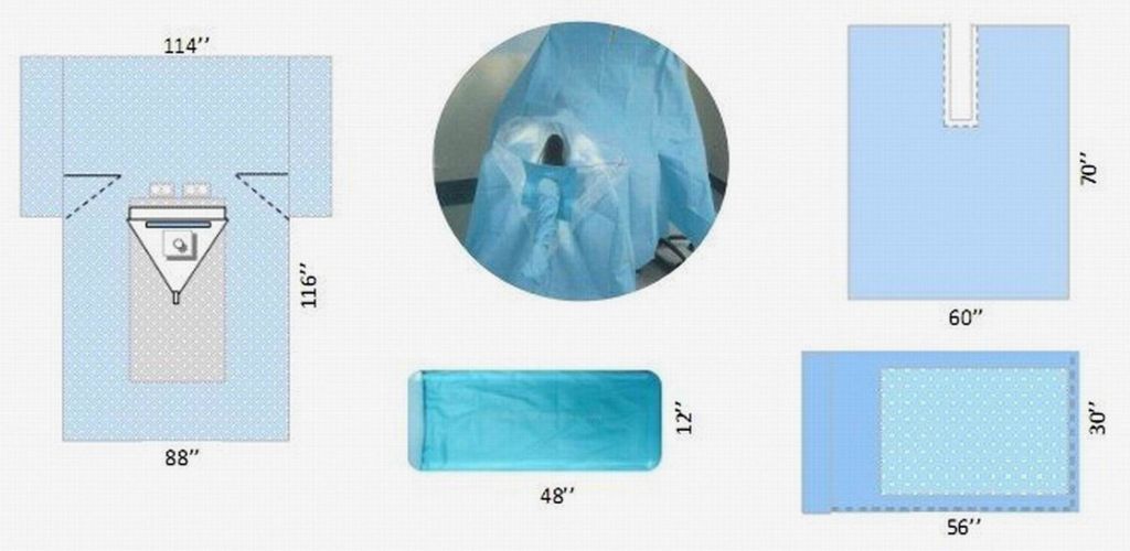 Disposable surgical arthroscopy knee pack sterile KD-44481