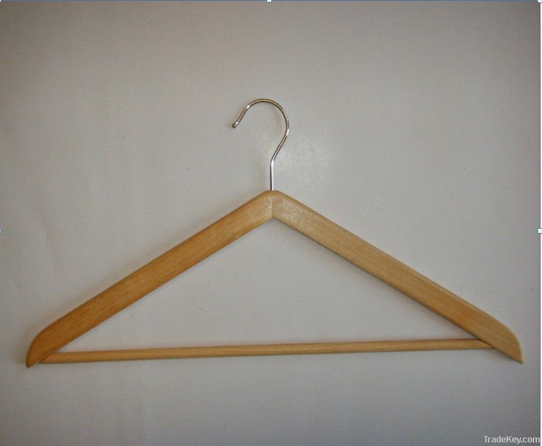 wooden coat hanger