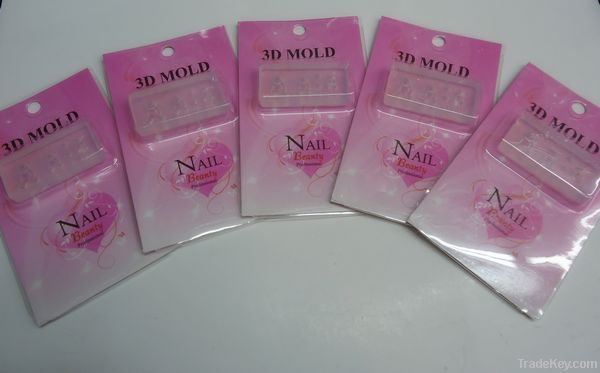 fashion acrylic 3D nail art mold