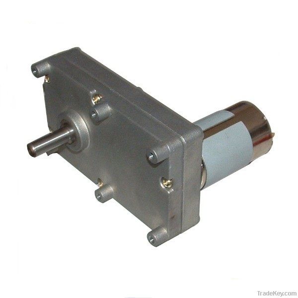 12V High Torque Electric Motor with Gear Reduction