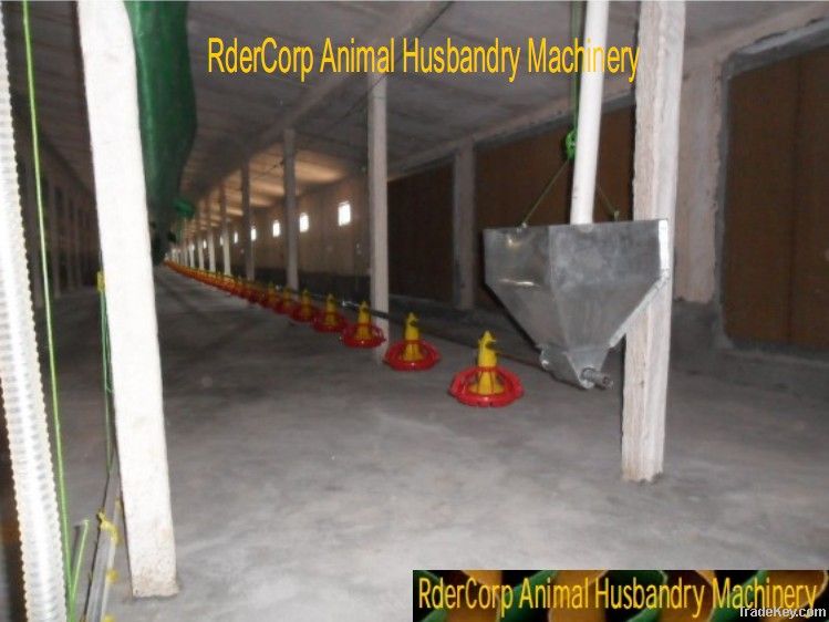 poultry pan automatic auger feeding system