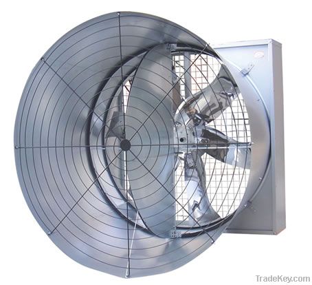 front shutter door butterfly cone fan