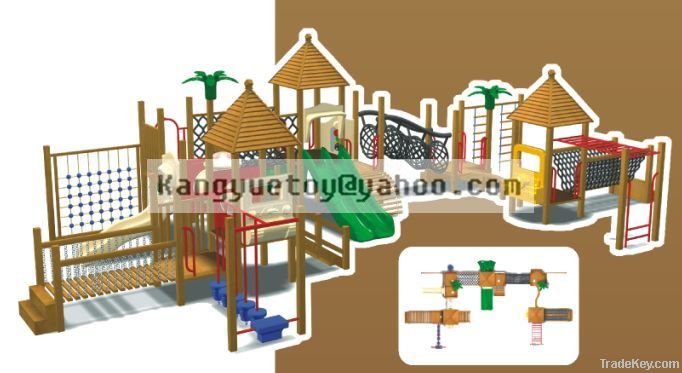 Amusement Outdoor Playground /Wooden Playground