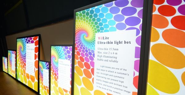 China manufacture snap open type slim advertising light box