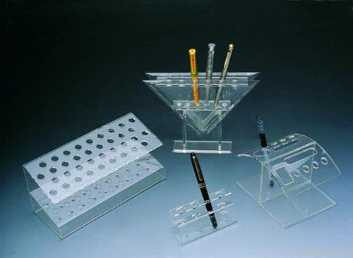 tabletop acrylic card box, acrylic pen holder