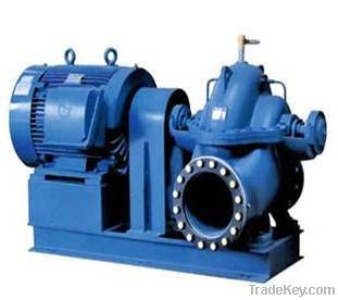 Double suction split casing pump-vertical type