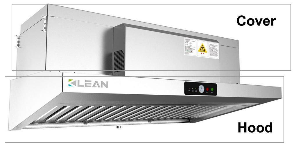 All-in-one Range Hood, Exhaust Vent &amp; ESP (Electrostatic Precipitator)